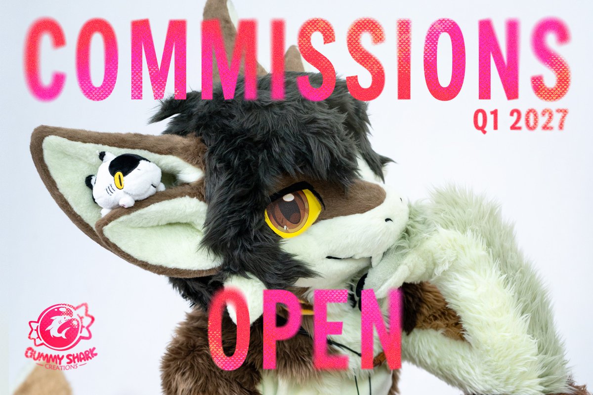kukuGummyShark's tweet photo. Commission applications are OPEN! 
☝️ 1 Partial · from $2,499
🤟 3 Fullsuits · from $3,699
📅 Estimated delivery: Q1 2027
Applications are open now through October 8

Can’t wait to see everyone’s submissions! 🤓👆
https://t.co/CyisN2q0eR https://t.co/EKk7SVAvJx