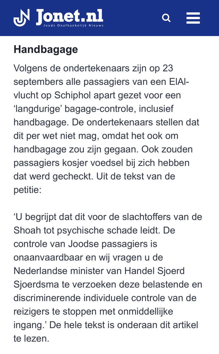 Radlab72's tweet photo. Bij Israël-lobbyclub @CJO_NL weerspreken ze de leugens over 100% controles op #schiphol maar bij het #CJO blog @JONET_nl  van Israël-lobbyist @KemalRijken is de memo nog niet aangekomen. ‘NIET BESTAANDE controles leiden tot psychische schade bij #Holocaust slachtoffers 🤡🤡🤡😂’ https://t.co/nZyZu5XVbv