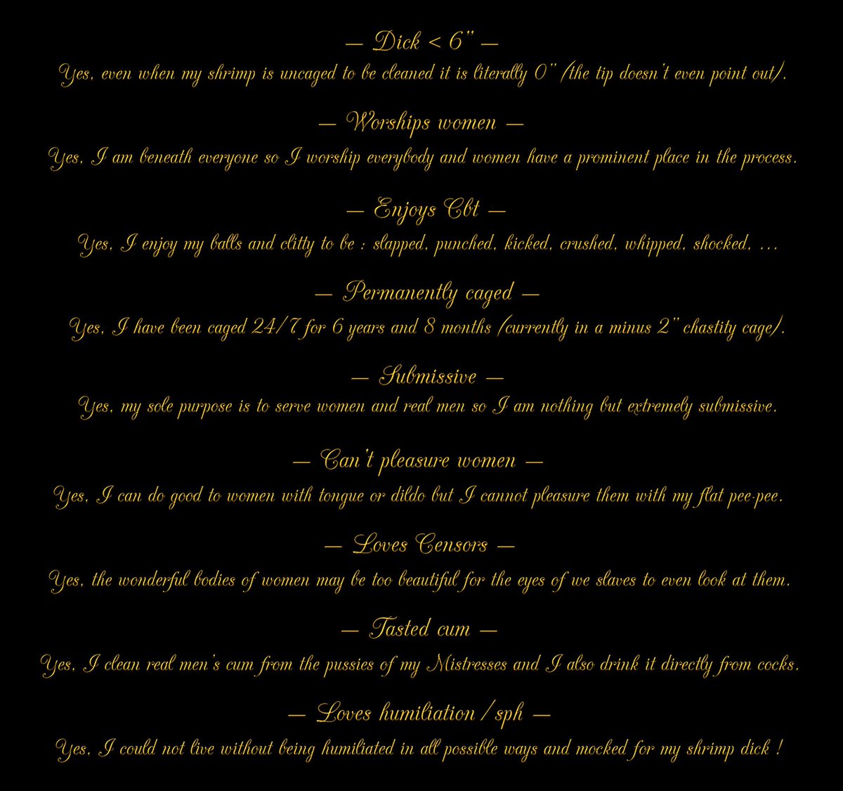 JunaHOLE's tweet photo. @MiniDickClub Greetings Goddess Queen Doctor and Mistress Jessica ! 🧎‍♂️
⭐️ I got a final score of 25/25 on your great MDC Beta Bingo !
✏️ I don't really know what else to say so I dared to post explanations about my score below... Thank you so much for this task, my Queens ! https://t.co/XWhqkrIJRo