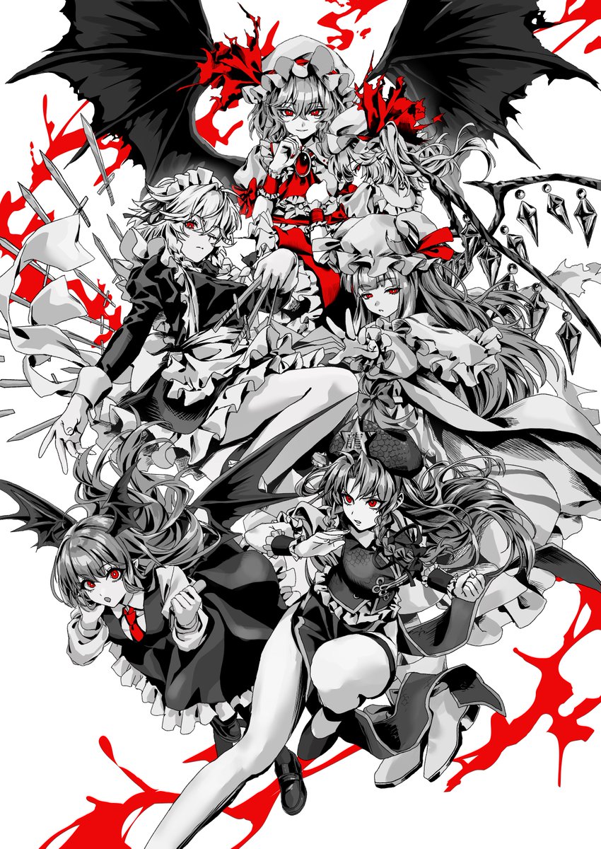 hayaten_8863's tweet photo. 紅魔館組 https://t.co/zOmDbsRGn3