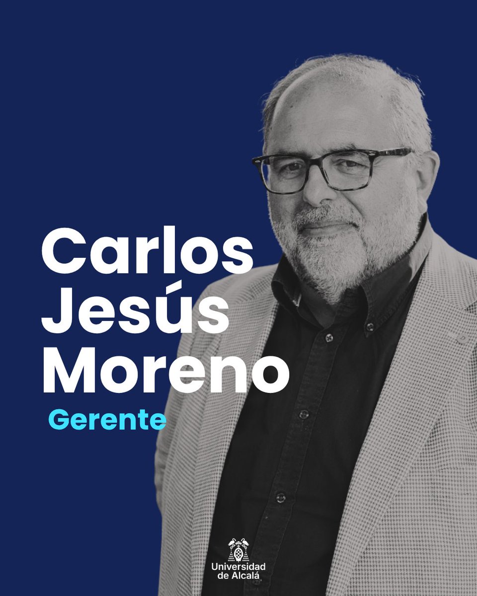 UAHes's tweet photo. Carlos Jesús Moreno asume la gerencia de la UAH consciente de la “responsabilidad” y el “desafío” que supone, pero también con una “gran ilusión” de contribuir a reforzar el prestigio de la institución.

La UAH agradece el trabajo de Carmen Figueroa, anterior gerente desde 2024. https://t.co/ObUSaIAgDG