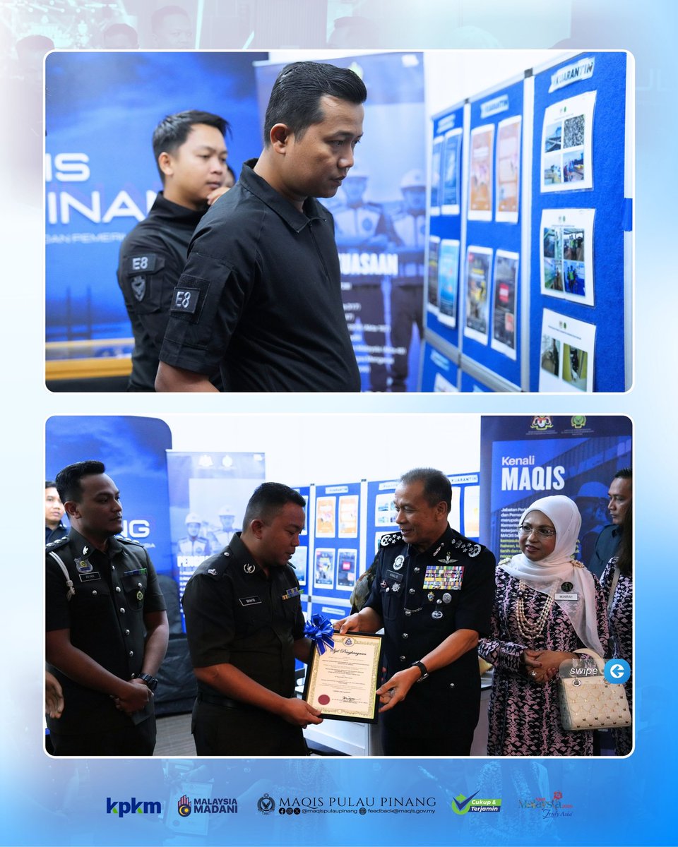 maqispenang's tweet photo. 27 SEPTEMBER 2026 | BUTTERWORTH 

MAJLIS PELUNCURAN INISIATIF PENCEGAHAN JENAYAH WHITENING THE BLACKSPOT KONTINJEN PULAU PINANG 2026

#MaqisMalaysia
#Penguatkuasaanberintegriti
#Malaysiamadani
#Agromadani
#Taatsetia https://t.co/aluKjHEOPV