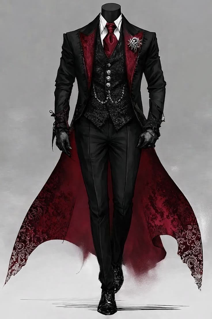 crimsonheirloom's tweet photo. dark aristocracy, crimson accents, and a little gothic drama https://t.co/zLp2ePE7JT