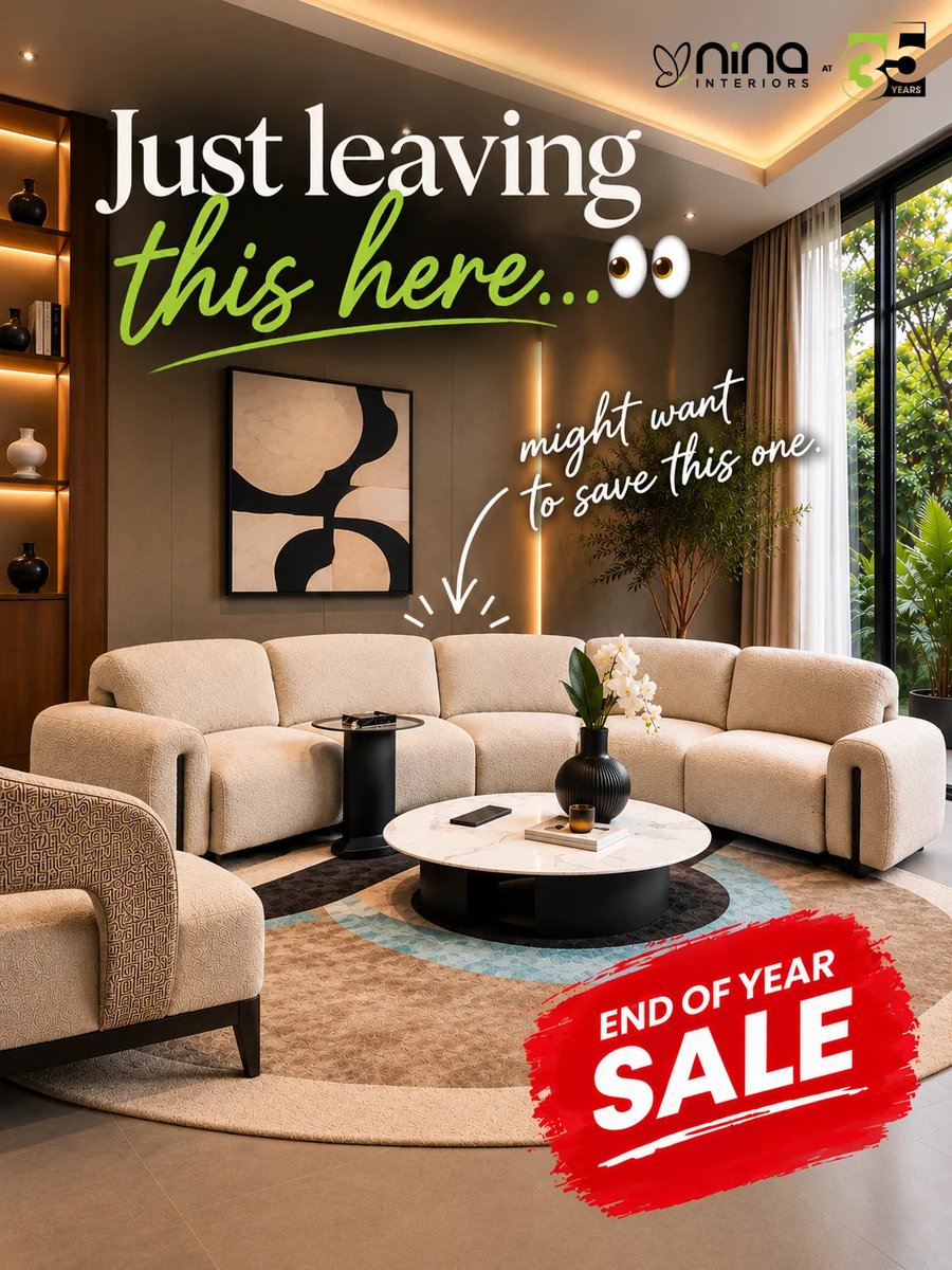 ninainteriors's tweet photo. Just leaving this here… 👀

We’re not saying you need to start making your wishlist just yet…
but it wouldn’t hurt. 😉

End of Year Sale starts on 1st October.

https://t.co/qypRxRTAJh https://t.co/FkhVwWf4h8