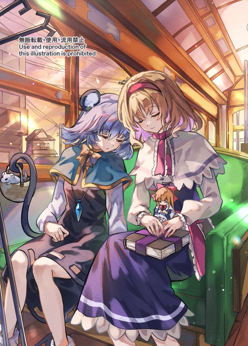 nanop38's tweet photo. アリス&amp;ナズーリン #東方Project https://t.co/GhUDtrE5Ea