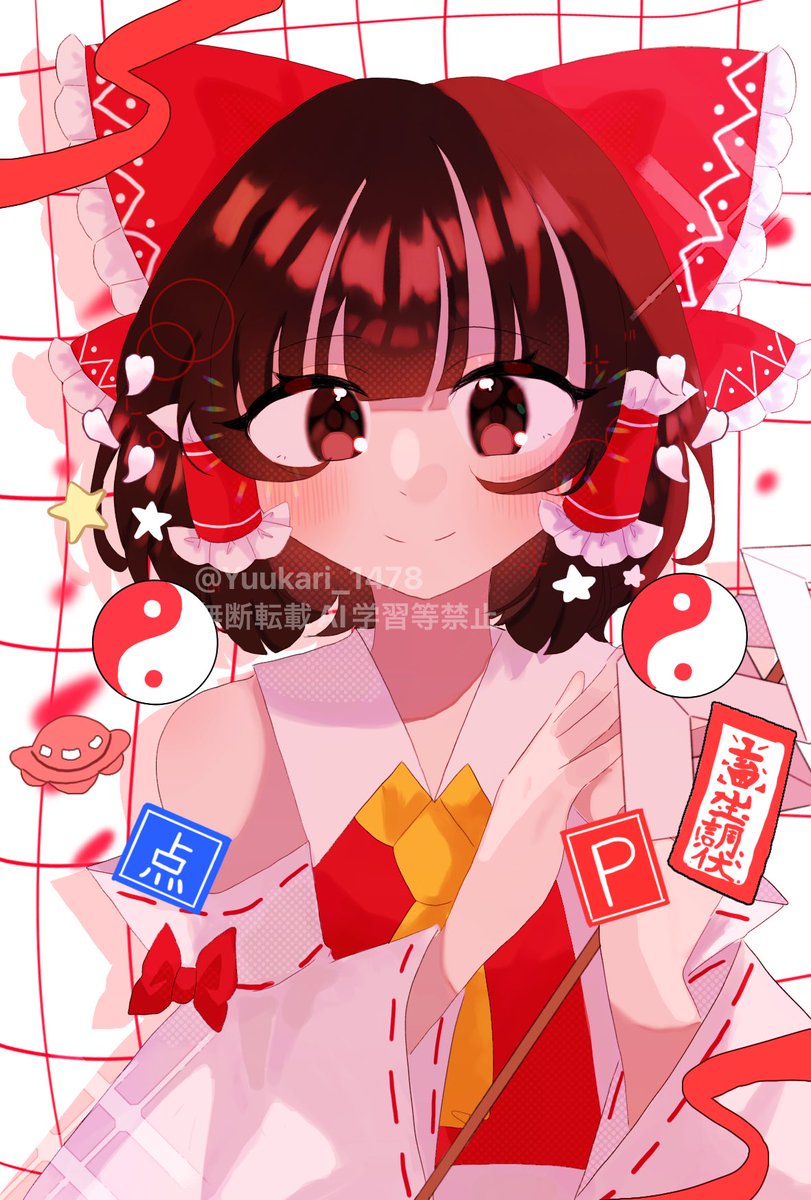 Yuukari_1478's tweet photo. 博麗の巫女さん #博麗霊夢 https://t.co/LaaVxnkxZw