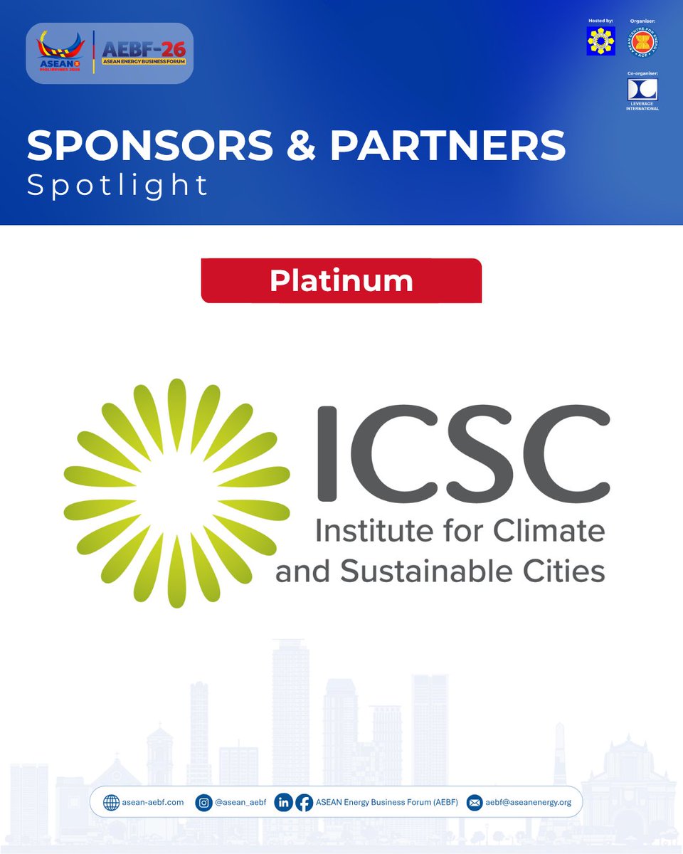 asean_aebf's tweet photo. 🤝 Welcoming Our Platinum Tier Sponsors!

 📌Book Your #AEBF26 Ticket:
https://t.co/WCIk09JuF1

🔗 https://t.co/VqeRCq66KM 
📩 Enquiries: aebf@aseanenergy.org https://t.co/HTnI0Qzr4x