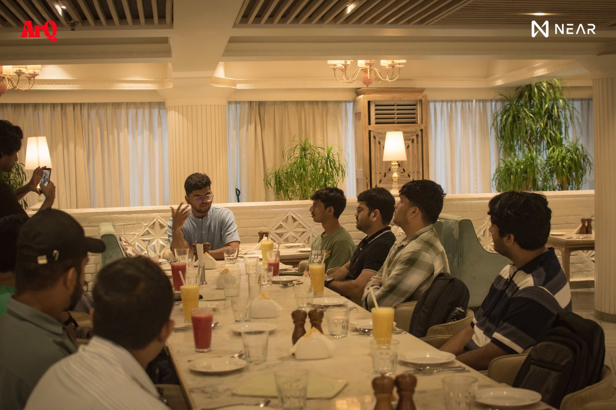 TheArQHive's tweet photo. On Saturday, NEAR Builder’s Cafe brought together builders in Mumbai to share what they’re working on, exchange ideas, and find people to build with.

A small beginning, but hopefully the start of many more conversations. ☕️ https://t.co/UPxyj6iUR3
