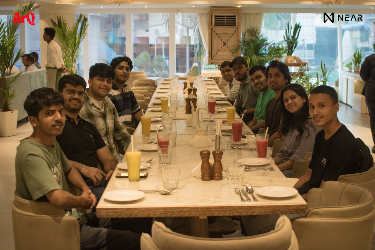 TheArQHive's tweet photo. On Saturday, NEAR Builder’s Cafe brought together builders in Mumbai to share what they’re working on, exchange ideas, and find people to build with.

A small beginning, but hopefully the start of many more conversations. ☕️ https://t.co/UPxyj6iUR3