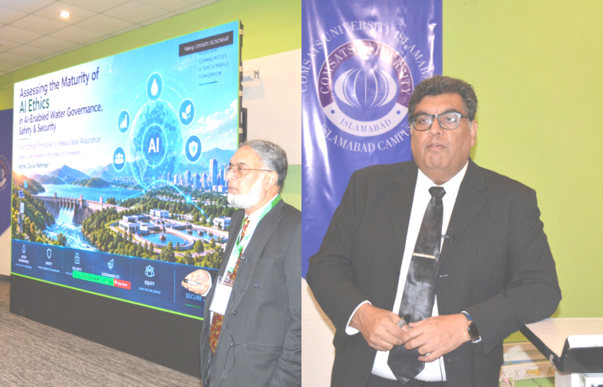 COMSATS_en's tweet photo. Technical Session 7 of the #ANSO–#COMSATS Conference explored Impact, Emerging Trends & Pathways to Scalable AI Solutions for Water Sustainability. The session was chaired by Dr. Farouq Alomari (Jordan 🇯🇴). It featured presentations by Dr. Muhammad Zahir (Pakistan 🇵🇰), Mr. Azhar Zia-ur-Rehman (UAE/Pakistan 🇦🇪 🇵🇰), Prof. Dr. Imran Ihsan (Pakistan 🇵🇰), Ms. Saima William (WHH) & Ms. Isabel Bogorinsky (WHH).
Discussions covered an AI-ready multi-source framework for harmful algal bloom monitoring & early warning in subtropical reservoirs, assessing the maturity of AI ethics in AI-enabled water governance, safety & security, semantic knowledge graphs for sustainable water governance, strengthening WASH systems for climate-resilient & inclusive water governance & the role of civil society in WASH system strengthening.
#AIEthics #WaterGovernance #WASH #KnowledgeGraphs #ANSO #COMSATS