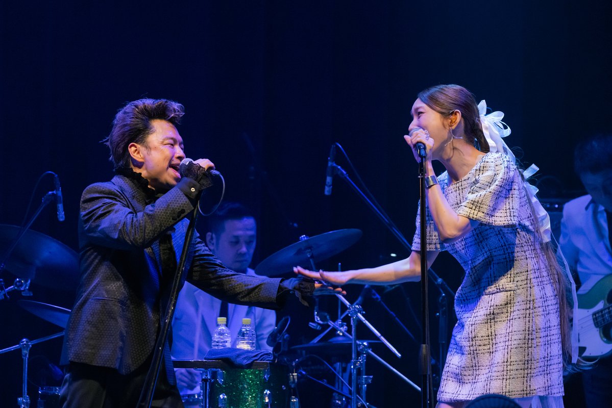 ZAINICHI_FUNK's tweet photo. 改めて昨日は『在日ファンク at Billboard Live TOKYO 2026』ありがとうございました！

SPECIAL GUESTに後藤真希さんを迎え、「おーへい」、「恋愛レボリューション21」を一緒に演奏させていただきまし���！

11月3日には後藤さんのライブに浜野がゲスト出演しますのでそちらも是非！

写真：廣田達也 https://t.co/rXx0N0IhOs