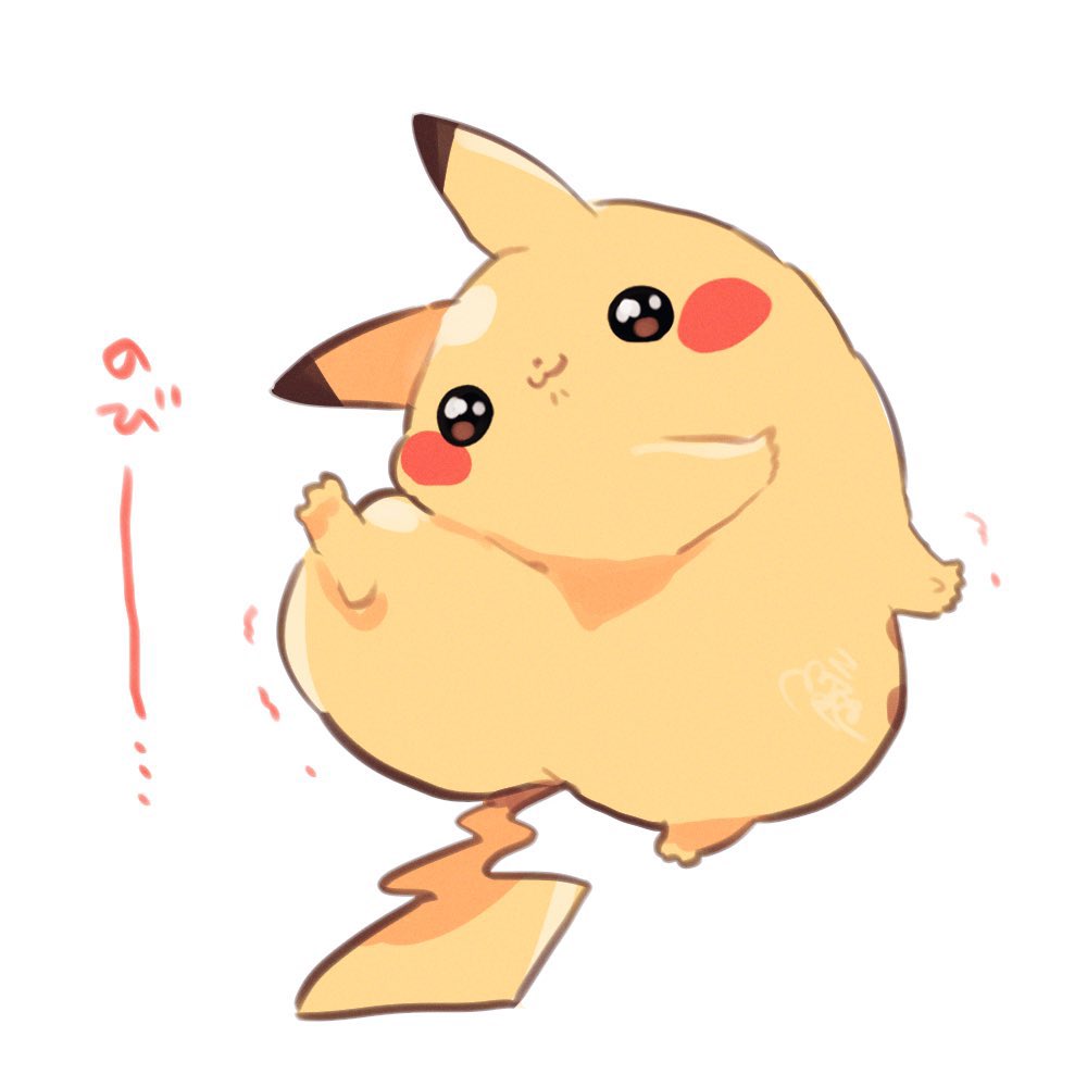 mon_ster_s's tweet photo. ちょっとは運動しなよピカチュウ

って言ったらこれ https://t.co/GjbgjMXYhd
