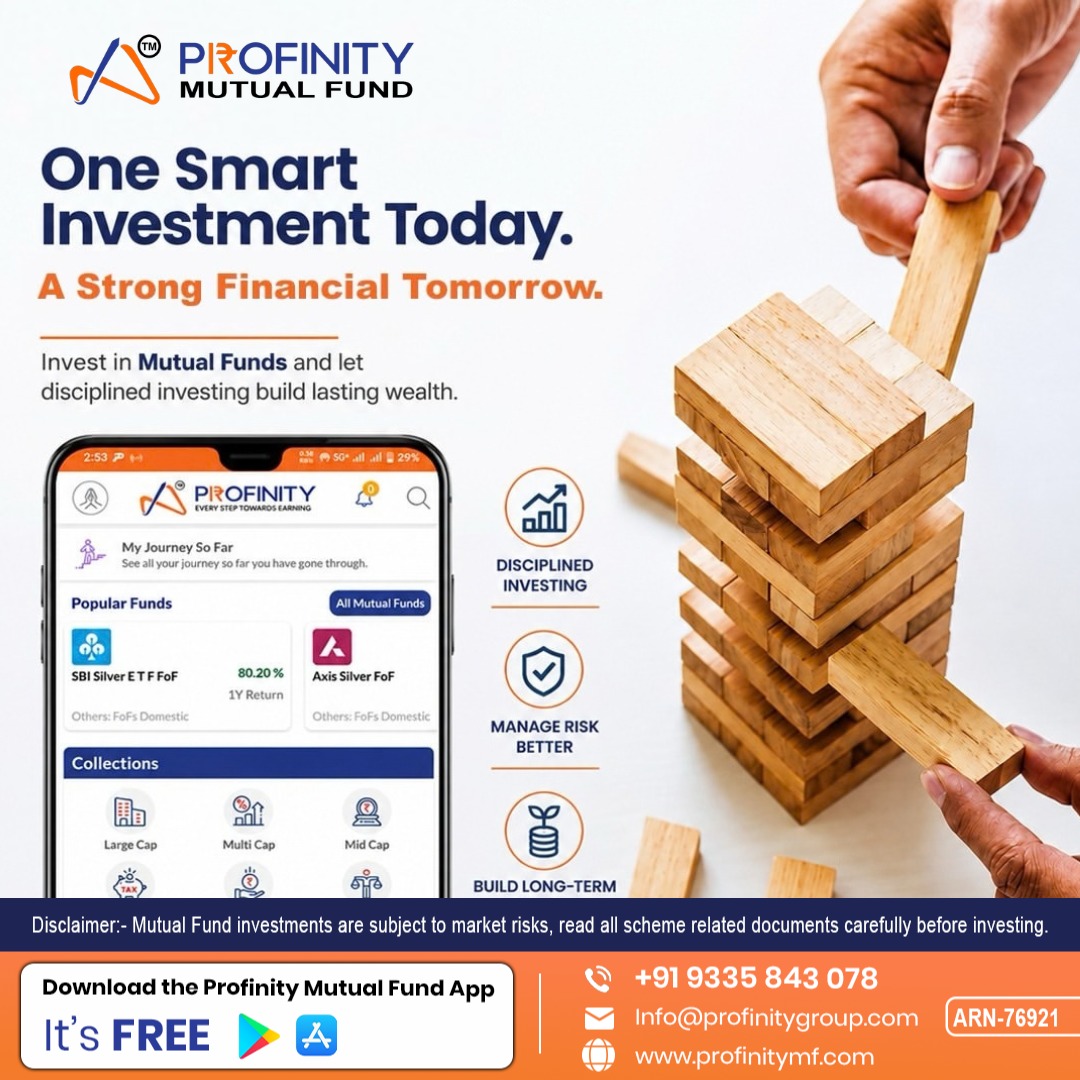 profinitymf's tweet photo. Small steps towards your financial goals. 📈 Explore mutual funds with the Profinity Mutual Fund App.

https://t.co/YxR1KdOCGK | ARN-76921

Mutual fund investments are subject to market risks. Read all scheme related documents carefully before investing. https://t.co/rEaV5ZNBFo
