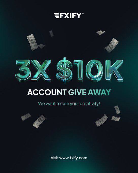 martinfxtrade's tweet photo. 3 X $10K GIVEAWAY 🚨🚨
PROCEDURE:

Follow: @fxifycom | @martinfxtrade | (Turn on 🔔)

🔹Like &amp; Repost this Post. 
🔹Like &amp; Repost Quoted Post &amp; Engage
🔹 Tag 3 Traders 
   •••••••••••••••••••

Winners will be announced soon 🔜 https://t.co/SYJxClkF2u