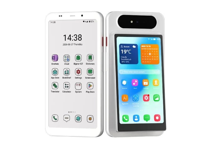 globe_the_03's tweet photo. Bigme HiBreak Dual 3 launch ho gaya.
World’s first 85FPS e-ink smartphone.
- Magnetic dual-screen (e-ink + removable LCD)
- Dimensity 8300 chipset
- Price $629 se start
#HiBreakDual3
#Bigme
#EInkPhone https://t.co/HjX7kdQXM0