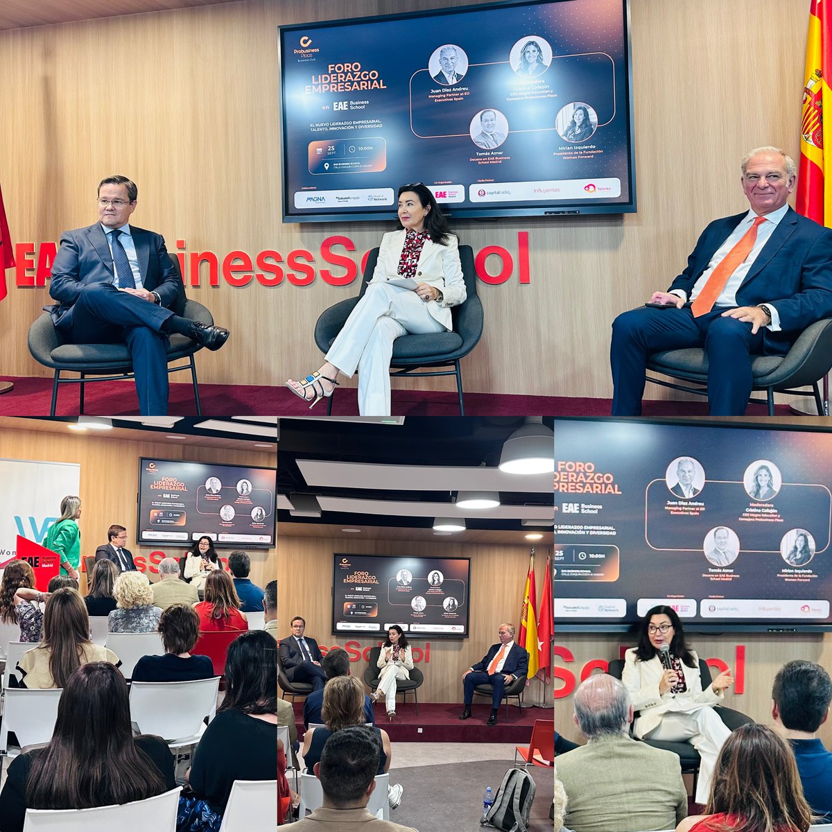 WomanForwardorg's tweet photo. La diversidad no innova por sí sola. En «Liderar el futuro», Mirian Izquierdo recordó que las perspectivas distintas deben poder discrepar e influir en las decisiones. Si nadie cambia de opinión en la mesa, ¿qué está aportando esa diversidad? #WomanForward #Liderazgo https://t.co/Ju6QepEsaX