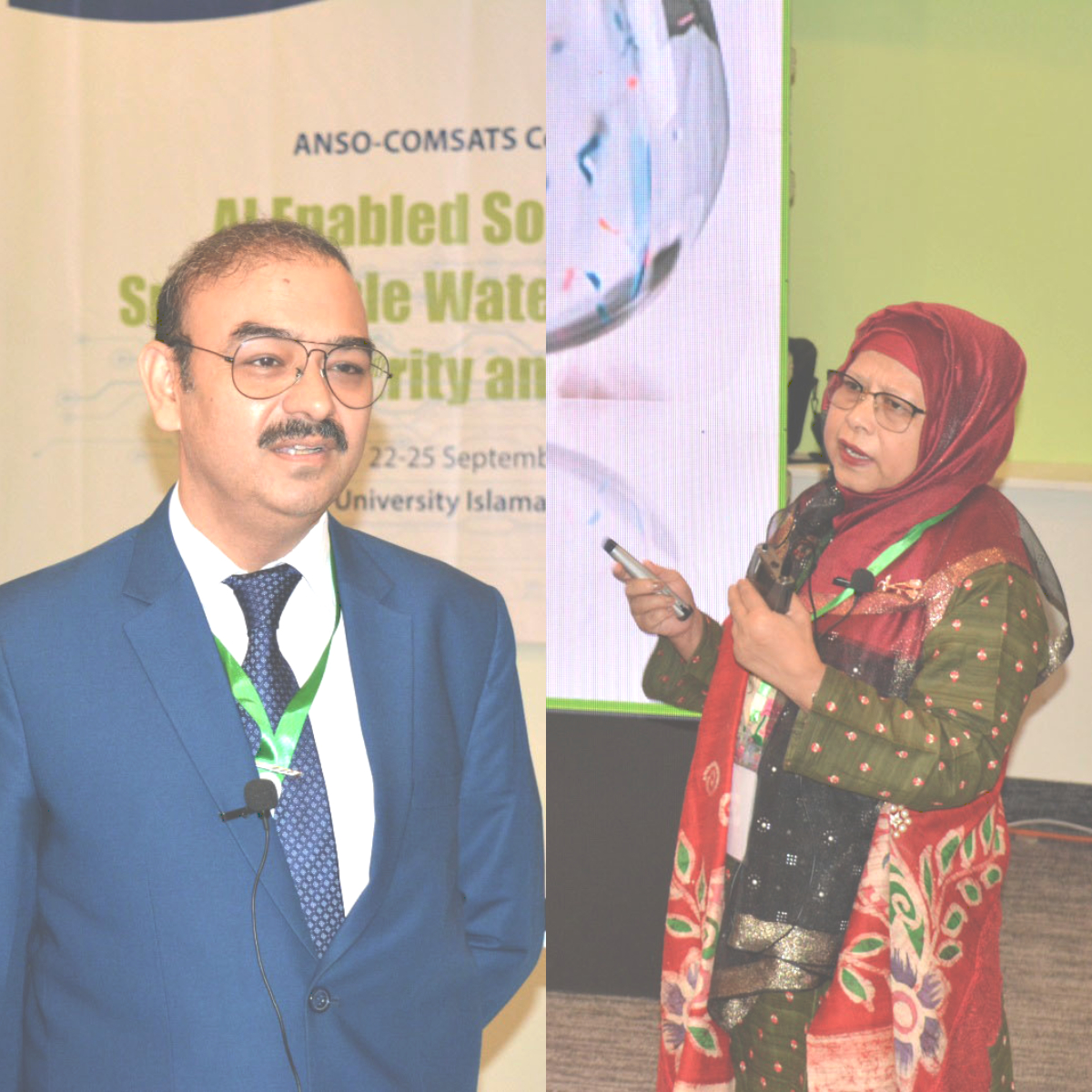 COMSATS_en's tweet photo. Technical Session 6 of the #ANSO–#COMSATS Conference examined the Role of AI & IoT in Real-Time Water Quality Management, showcasing how intelligent technologies are transforming water quality prediction, monitoring & automated control. The session was chaired by Prof. Dr. Alishir Kurban (China 🇨🇳) and co-chaired by Prof. Dr. Toqeer Ahmed (Pakistan 🇵🇰). Presentations were delivered by Distinguished Prof. Dr. Miklas Scholz (Germany 🇩🇪), Prof. Yuan Xuliang (China 🇨🇳), Dr. Muhammad Fasih Uddin Butt (Pakistan 🇵🇰), Dr. Samina Ahmed (Bangladesh 🇧🇩) & Engr. Mohammad Forhad Hossain (Bangladesh 🇧🇩).
Discussions covered comparative analysis of machine learning algorithms for water quality prediction, water-mediated land-atmosphere feedbacks in drylands from Aral Sea shrinkage to oasis irrigation, IoT & agentic AI for automated quality control, AI as a tool for detecting micro-plastic pollution, & IoT–machine learning framework for integrated water quality monitoring & automated control.
#AI #IoT #WaterQuality #MachineLearning #ANSO #COMSATS