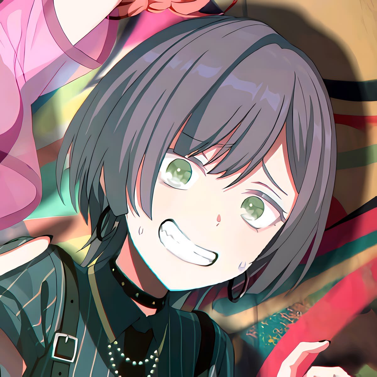 raindropcolors's tweet photo. if noise pollution was split into two characters https://t.co/4At1wjrtsd
