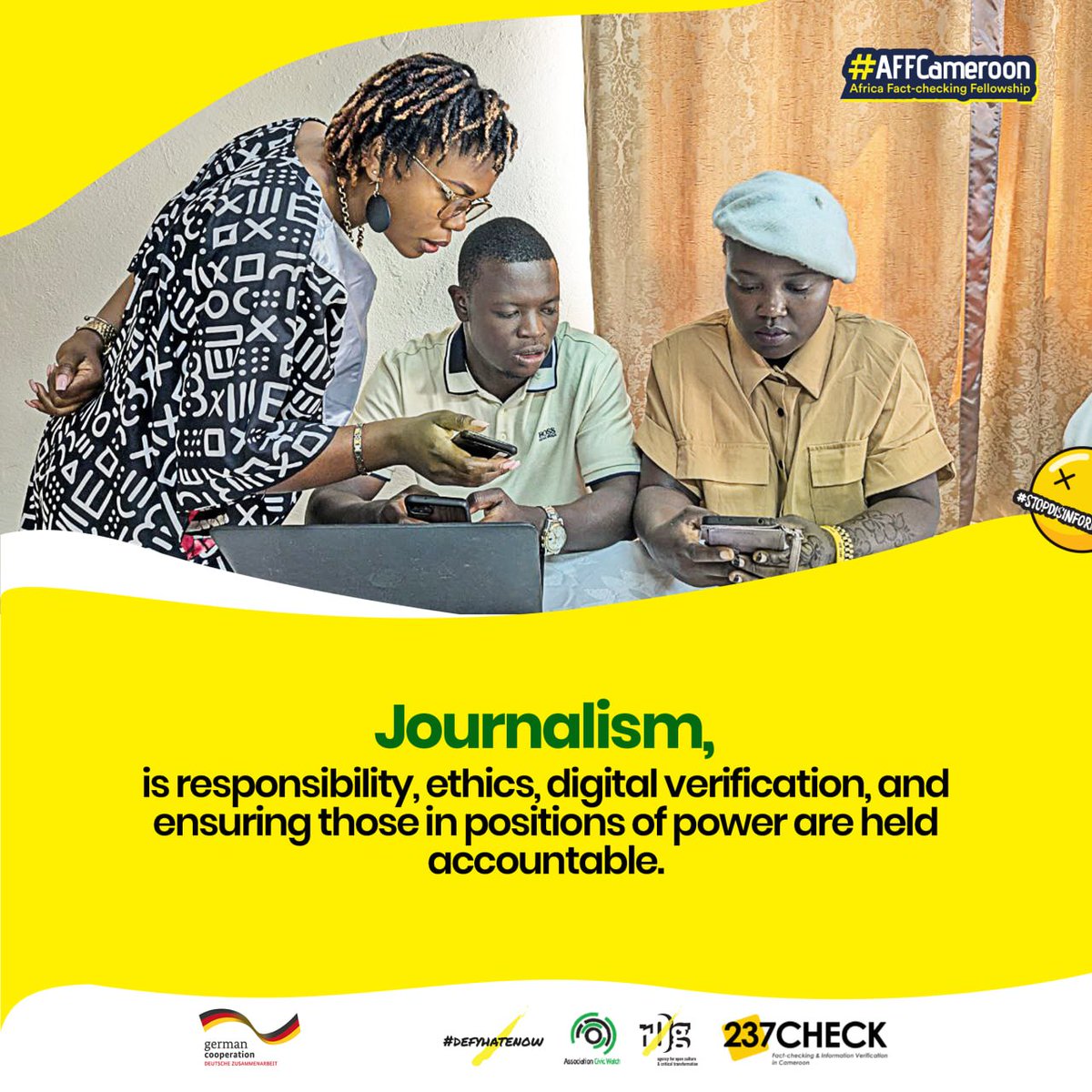 237check's tweet photo. Happy New Week
Good journalism is built on accuracy, facts, and verification.
When journalists get the facts right, they strengthen trust, credibility, and meaningful relationships with the communities they serve.
#FactsMatter #ThinkB4UClick #defyhatenow https://t.co/xEf1tyPAtD