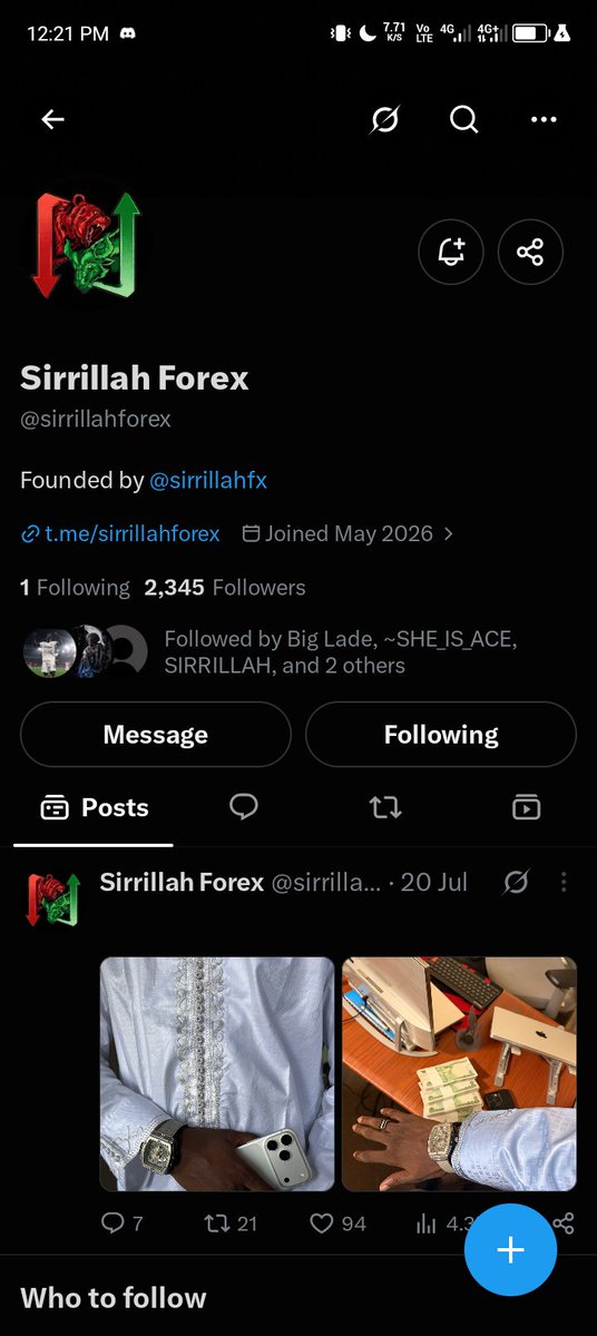 TRADEWITH_ARIAN's tweet photo. @sirrillahfx @AquaFunded @Iamashanshare @Hussaini_YS @sirrillahforex All done @sirrillahfx @sirrillahfx 

I'm really indeed of an account, I will actually be happy to have one https://t.co/kJgugreh9F