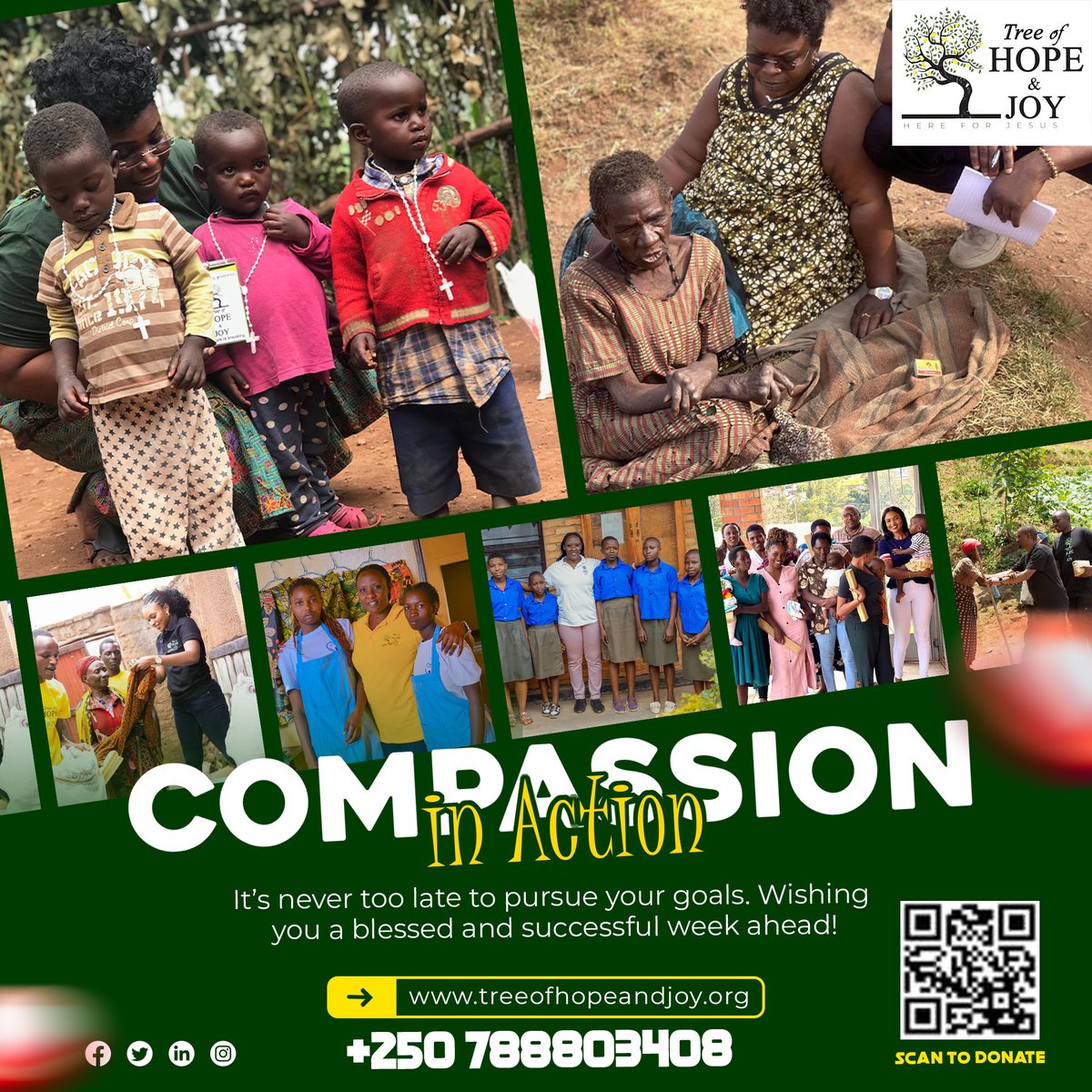 treeofhope_joy's tweet photo. At Tree of Hope &amp; Joy, compassion is not just a word , it's showing up for the children, elderly, mothers, and the young girls who need us most. From sharing a rosary with little ones, to sitting beside our elderly, to empowering young women.

#togetherwecanmakeadifference https://t.co/zTimydITXt