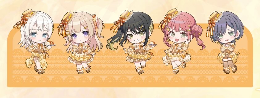dumbrockdaily's tweet photo. sweets paradise collab chibis https://t.co/eQvIBlymIs