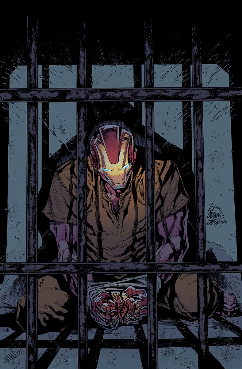 RyanStegman's tweet photo. Upcoming iron man cover! Drawn by me, inked by JP MAYER and colored by @frankmartinbox! https://t.co/DL0WMGPuCi