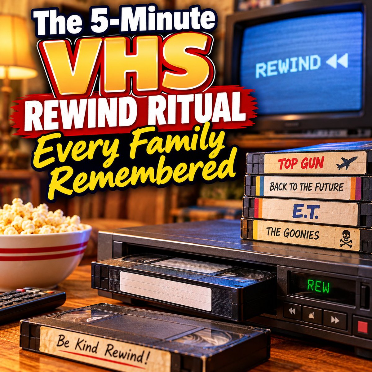 AmericasMemLane's tweet photo. Remember when watching a movie at home came with one final job — rewinding the VHS tape?

You'd finish the movie, press rewind, and listen to that familiar whirring sound while the tape slowly made its way back to the beginning. And if you rented movies, there was one rule everybody knew: Be Kind, Rewind!

It was a little ritual that disappeared with DVDs and streaming, but for anyone who grew up with a VCR, it's hard to forget.

Did your family always rewind the tape right away, or did you leave it for the next person?

Follow America’s Memory Lane for more memories from the way life used to be.

https://t.co/Gg0uBiqTHK

#AmericasMemoryLane #VHS #VCR #80sNostalgia #90sNostalgia #RetroMemories #GrowingUpInThe80s #GrowingUpInThe90s #RememberWhen
