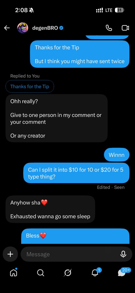 fineboykamal's tweet photo. Yesterday I got tipped twice(mistakenly) by degenbro 

He asked me to give the second one out 

$10 for 10 people today, 

Follow me, like, comment and rt 

Winners in a few hours❤️ https://t.co/5bG6Fx9Utk