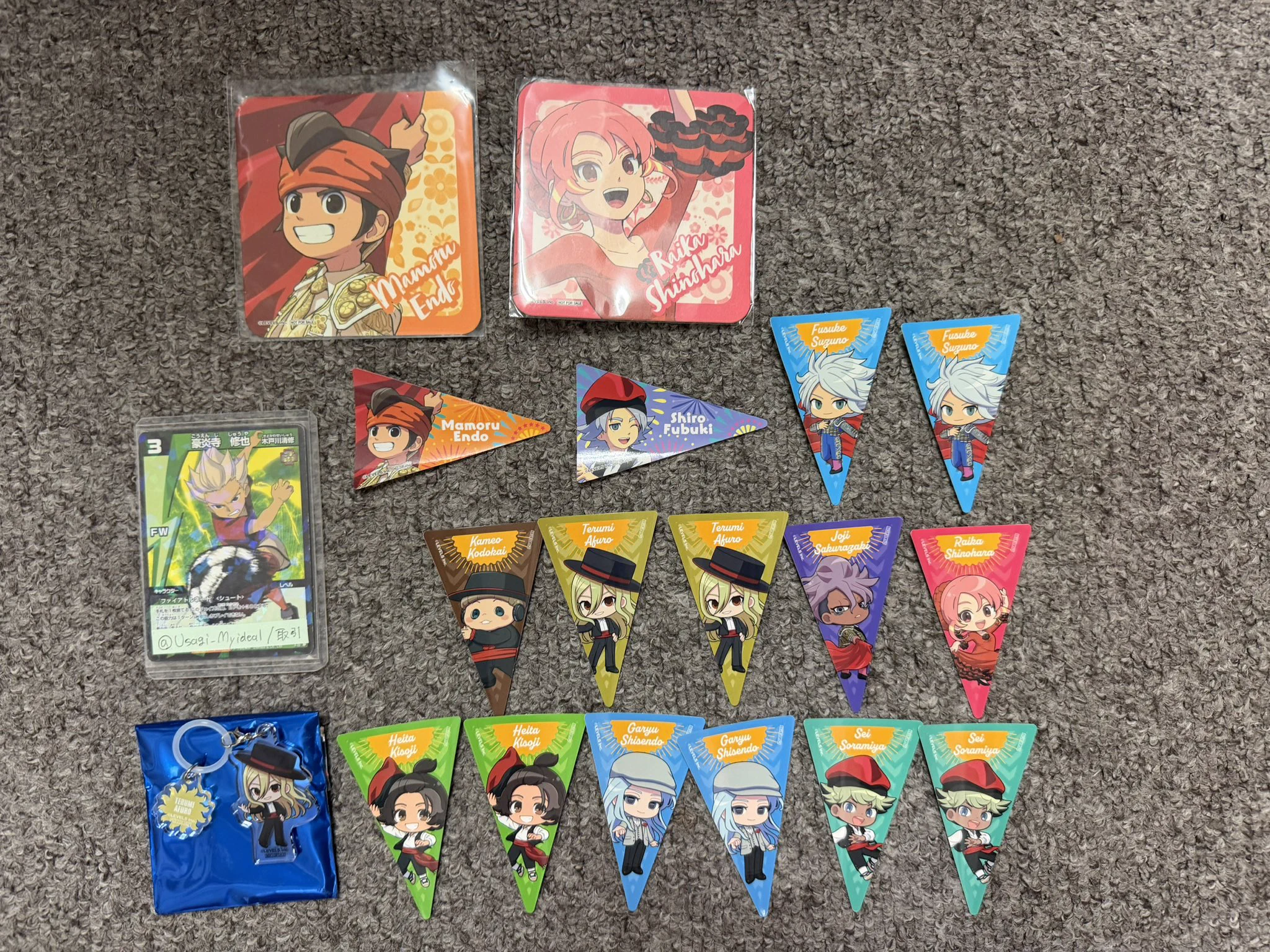 イナズマイレブン 志摩スペイン村コラボ B賞アンブレラマーカー 円堂ハル 𝓂𝑜𝓂𝑜🍑🤍 على X: 
