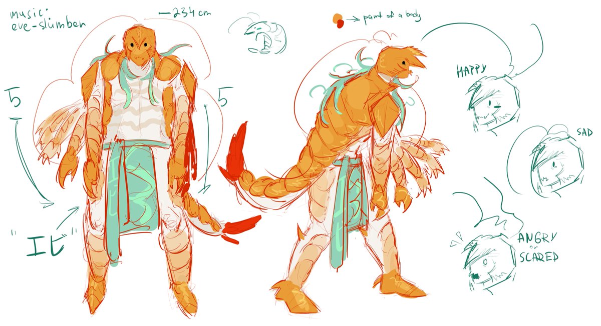 borntohate313's tweet photo. back in july i was eating shrimps and thought that making such a character would be a great idea
i'm not good at character design and this chud is the best i've ever made sooo yea
#characterdesign https://t.co/lLJaEKCAe5