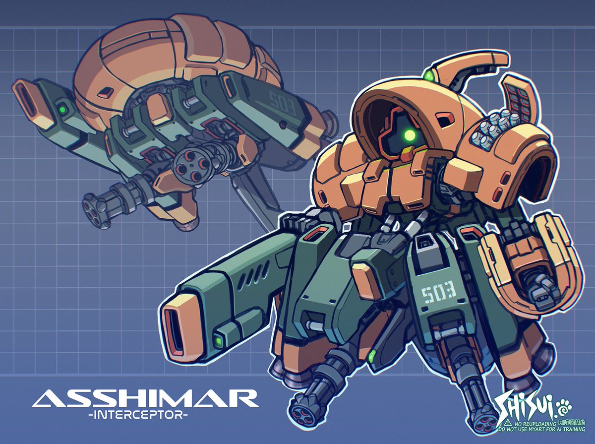 SHISUI101's tweet photo. ロボ絵を寄せ集め
 #全クリエイターに告ぐロボットの作品を解放せよ https://t.co/WVU3EKP6uY