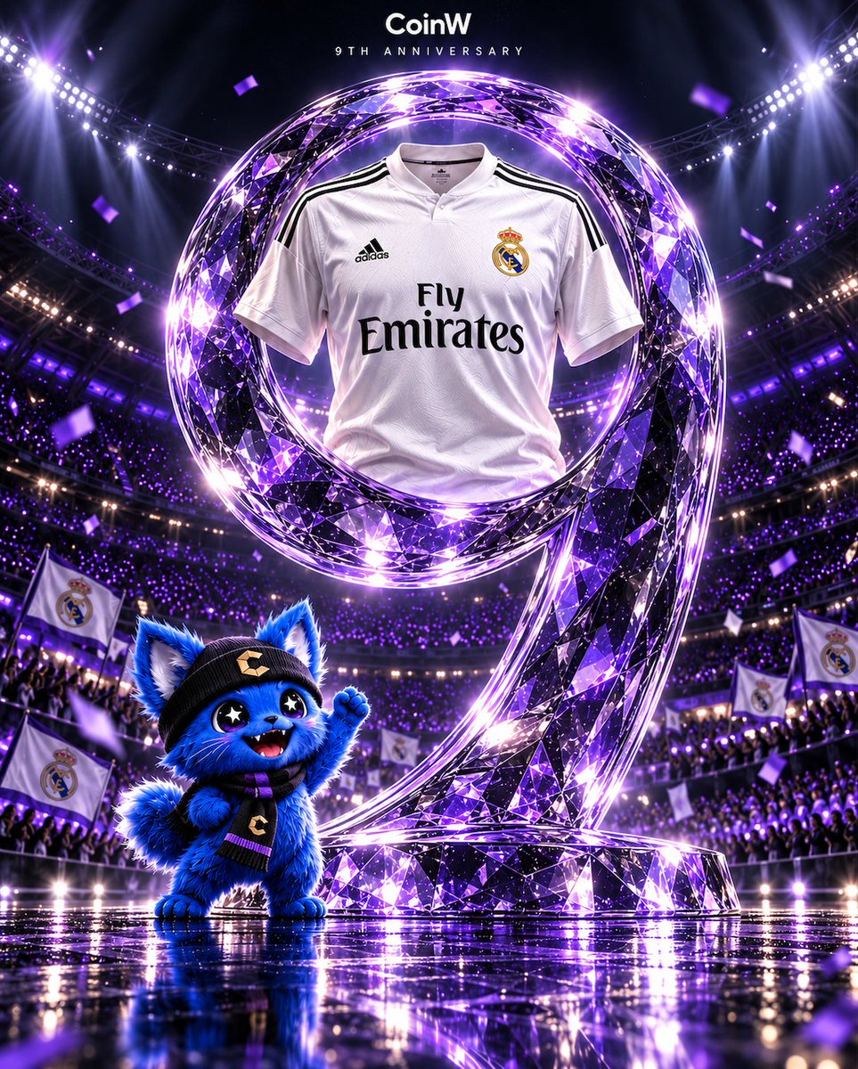 skyguyeth's tweet photo. @CoinWOfficial CoinW’s 9th Anniversary 💜⚽
Luka brings the signature. We bring the squad.
Friends, repost CoinW’s original giveaway post and reply here. Let’s give this legendary shirt a team to come home to! 🙌
CoinW UID: 3860162
#WillBeThe9ext  @CoinWOfficial https://t.co/DWF5bEHoaL