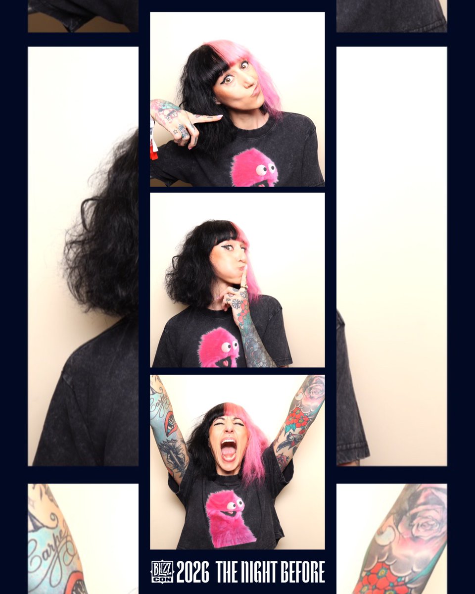 Ali3nSun's tweet photo. The Night Before #Blizzcon26 mixer had a Photo Booth and we enjoyed it way too much ๐ @ItsAoElena
@Blizzard_Ent #DiabloPartner @Diablo https://t.co/MjoJoUKuOo