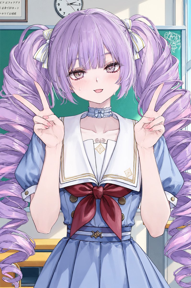 zi_dabu's tweet photo. ξ(*'ヮ'')ξ「に、・・・じゅうろくさい」
#サロメ百万展 #サロメのフレッシュおキュート新衣装 https://t.co/UzosNAyN0w