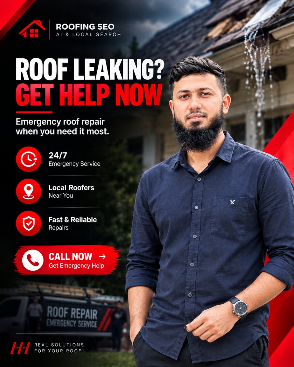 aeoexpertpro's tweet photo. Emergency Roof Repair Near Me 🏠

A leaking roof means homeowners need help now.

If your website isn’t ranking for emergency searches, you may be missing ready-to-call leads.

Problem → Search → Call

#AEOExpert #AEOExpertPro #RoofingSEO #RoofRepair #LocalSEO https://t.co/qIQiuYTHnM