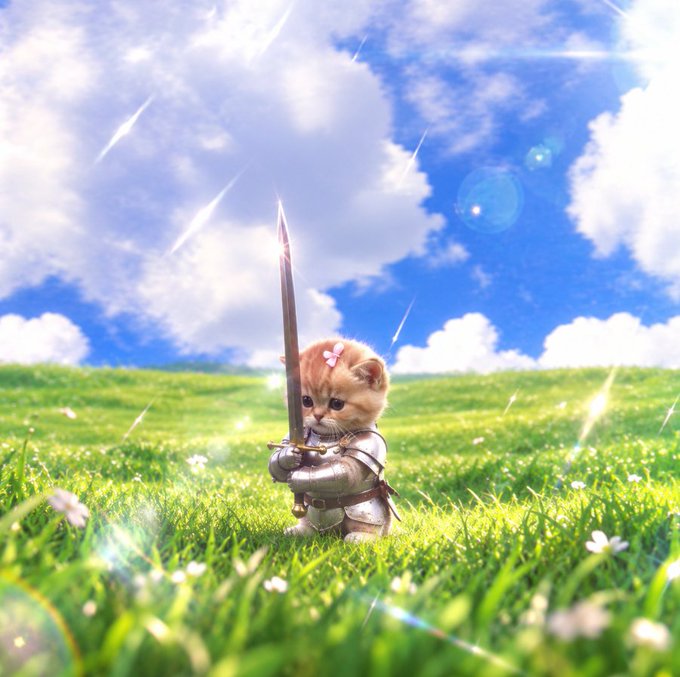 catwifswordsoll's tweet photo. born to :3, forced to ⚔️ https://t.co/yf5M9xBOPB
