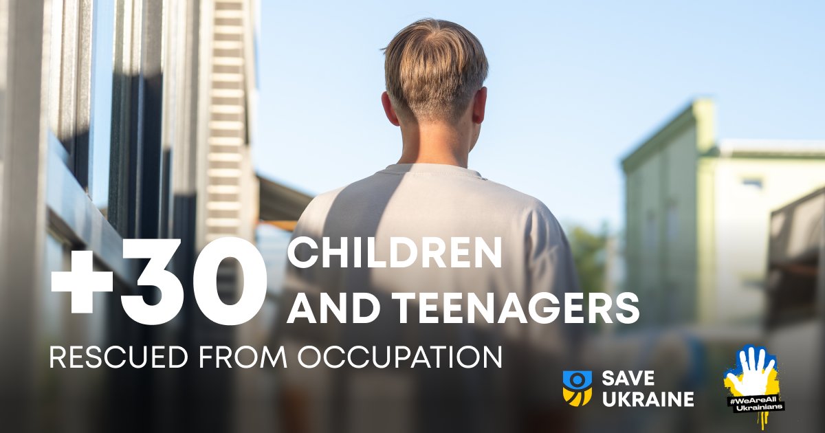MykolaKuleba's tweet photo. Last week, the Save Ukraine team rescued 30 children and teenagers from occupation. This was made possible thanks to the support of our partners within the framework of the President of Ukraine's Bring Kids Back UA initiative. Each of them endured psychological pressure, intimidation, and attempts to erase their identity, but the worst is finally behind them.

Among the rescued:

🔹 16-year-old Nastya, who, out of constant fear, barely left her own yard for years. The occupation police subjected her to brutal terror because she secretly attended a Ukrainian school online: security forces regularly showed up for inspections, fined her parents, and used threats to force her to get a Russian passport.

🔹 15-year-old Iryna, whose home was raided multiple times by armed soldiers who threatened to take her away from her parents forever if she didn't attend an occupation school. At the school, children were strictly forbidden from speaking their native language; they were yelled at and forced to sing the enemy's anthem.

🔹 17-year-old Roman, who was brutally interrogated by Russian soldiers and threatened with mutilation as they demanded information about the Ukrainian Armed Forces. The young man was forcibly registered for military service and began receiving draft notices as they prepared to mobilize him.

For these and 27 other children, the occupation is now in the past. Today, they are undergoing rehabilitation at our Hope and Healing Centers, receiving comprehensive psychological support, assistance with documents, and a cozy place to live so they can confidently start a new life.

Our fight continues, as thousands of Ukrainian children still remain hostages of an enemy system that is trying to weaponize them.

🙏🏻 Thank you to our partners @klitschko, Tatjana Kiel, #WeAreAllUkrainians, @humanitynk, and the Joint Center for Coordinating the Search and Release—together, we are bringing children home.

Thanks to Save Ukraine, over 1,700 children are already home.