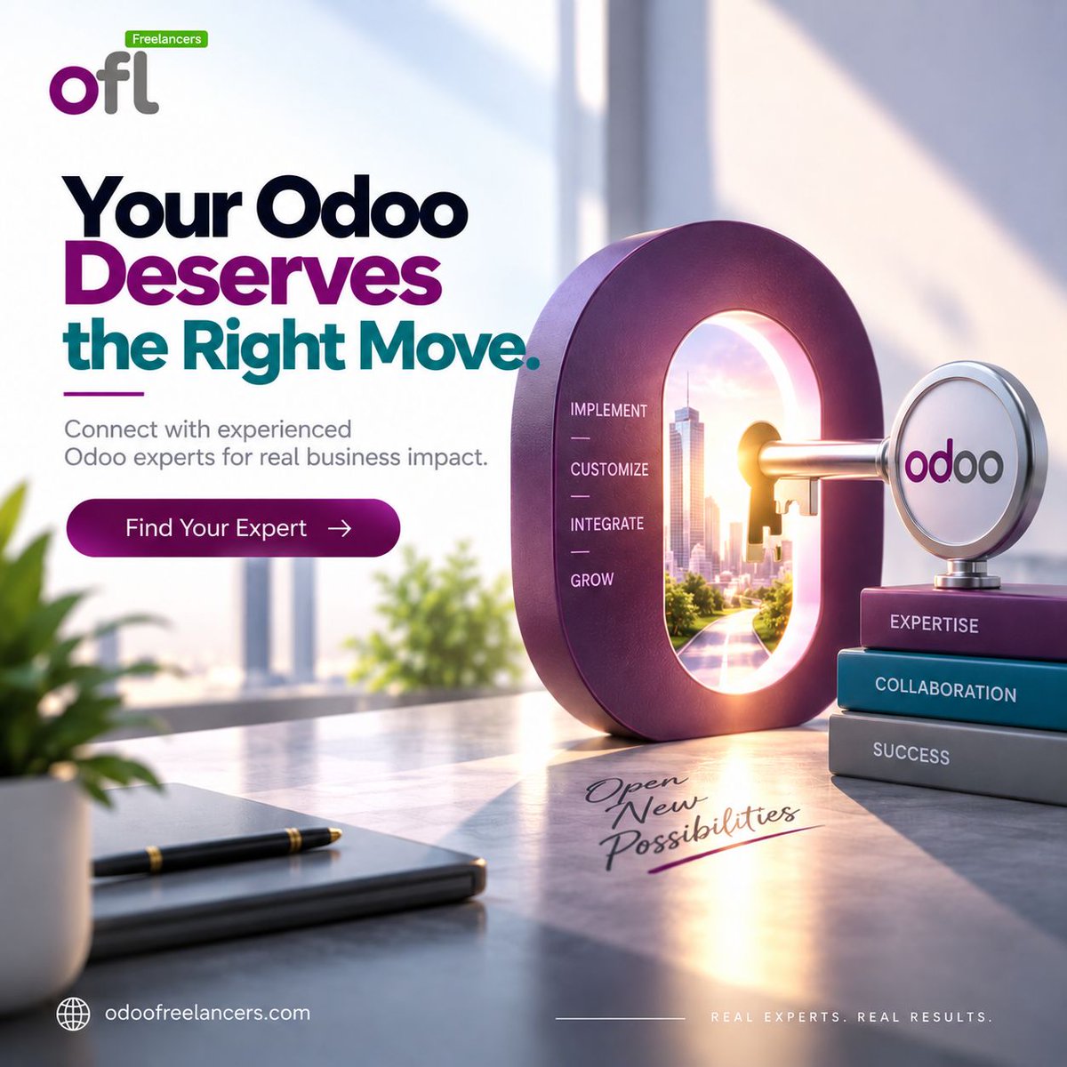 oflodoo's tweet photo. Your Odoo Deserves the Right Move. 🔑

Implement. Customize. Integrate. Grow.

Connect with experienced Odoo experts and find the expertise your business needs.

👉 https://t.co/UKI7YJXex0

#Odoo #OdooExperts #OdooFreelancers #ERP https://t.co/5HClZbiV14