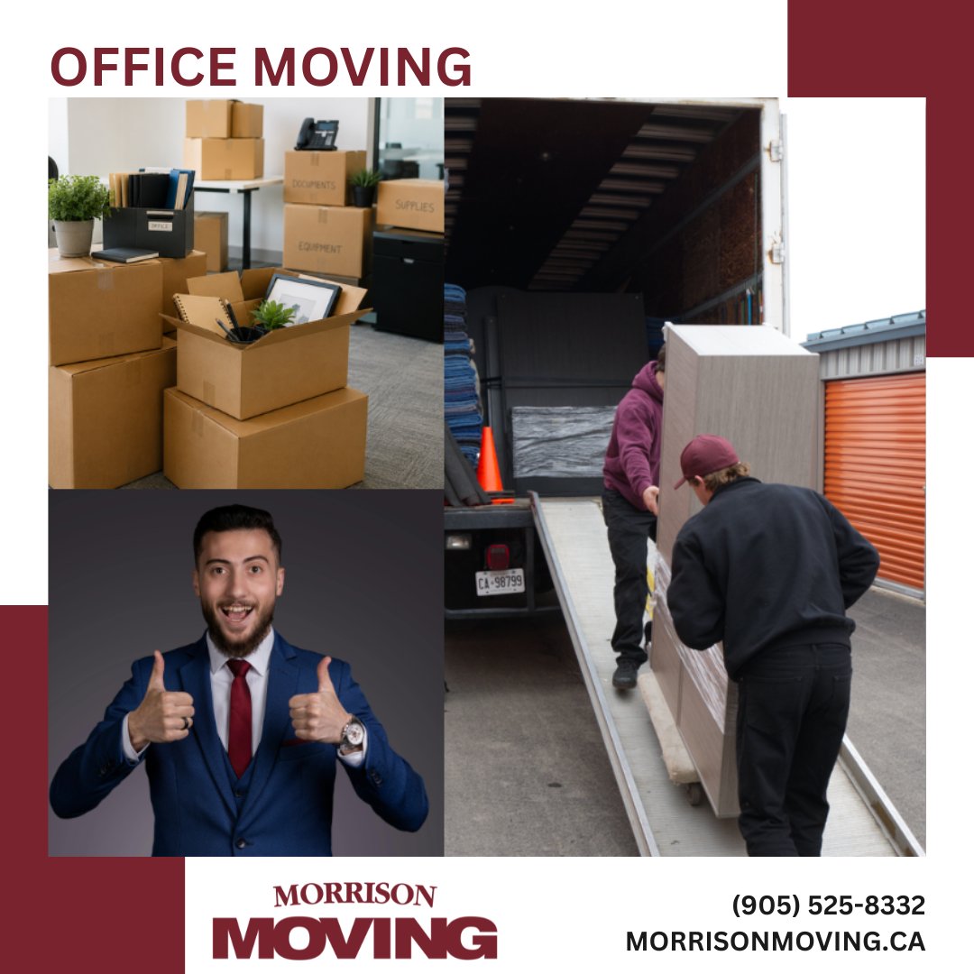MorrisonMoving's tweet photo. An office move is more than moving desks—it's about minimizing downtime. Choose a moving partner that plans every detail so your team can get back to business faster. Learn more: https://t.co/BUtOzZpnNg #OfficeMoving #HamiltonBusiness https://t.co/JB850i7TQ2