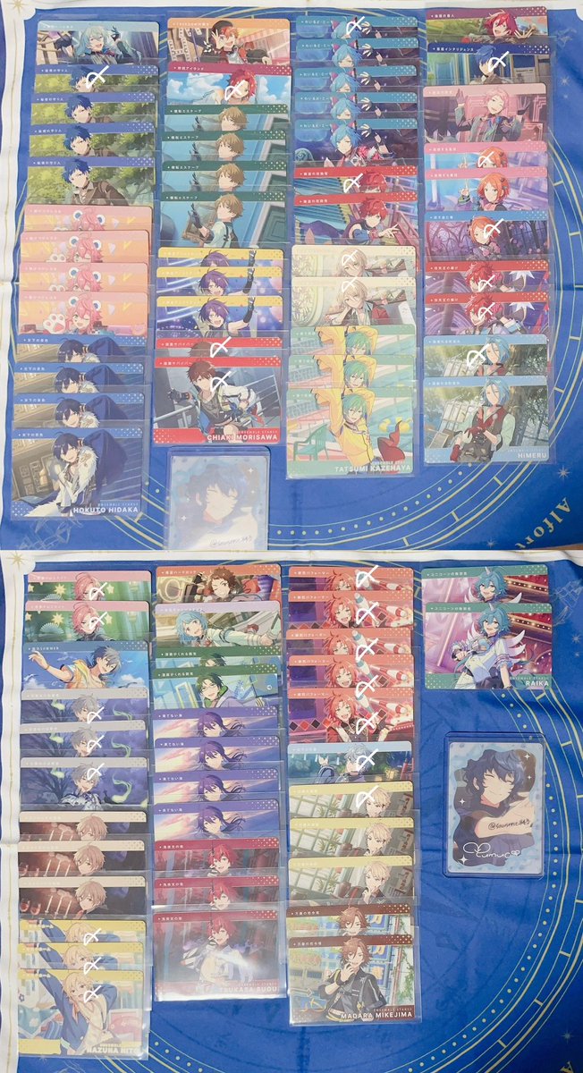 sawsnnt843's tweet photo. 譲渡 交換 あんスタ カードダス

譲
渉 弓弦 桃李 北斗 スバル 翠 忍 奏汰 一彩 巽 茨 宗 ひなた HiMERU ニキ 友也 光 創 敬人 颯馬 司 嵐 斑 ライカ

求
・R つむぎ (当方2〜提供可)
・N つむぎ 宙 英智 凪砂
・60円/枚＋送料
⬇️ https://t.co/lR6cXnNIiJ