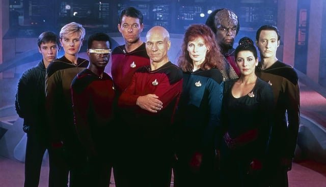 Ladieswhotrek's tweet photo. On September 28, 1987, Star Trek: The Next Generation premiered, bringing a new crew, a new Enterprise, and a new era of exploration to the Star Trek universe. 🖖🚀
Happy anniversary, The Next Generation! 💙 https://t.co/vSr989GJwn