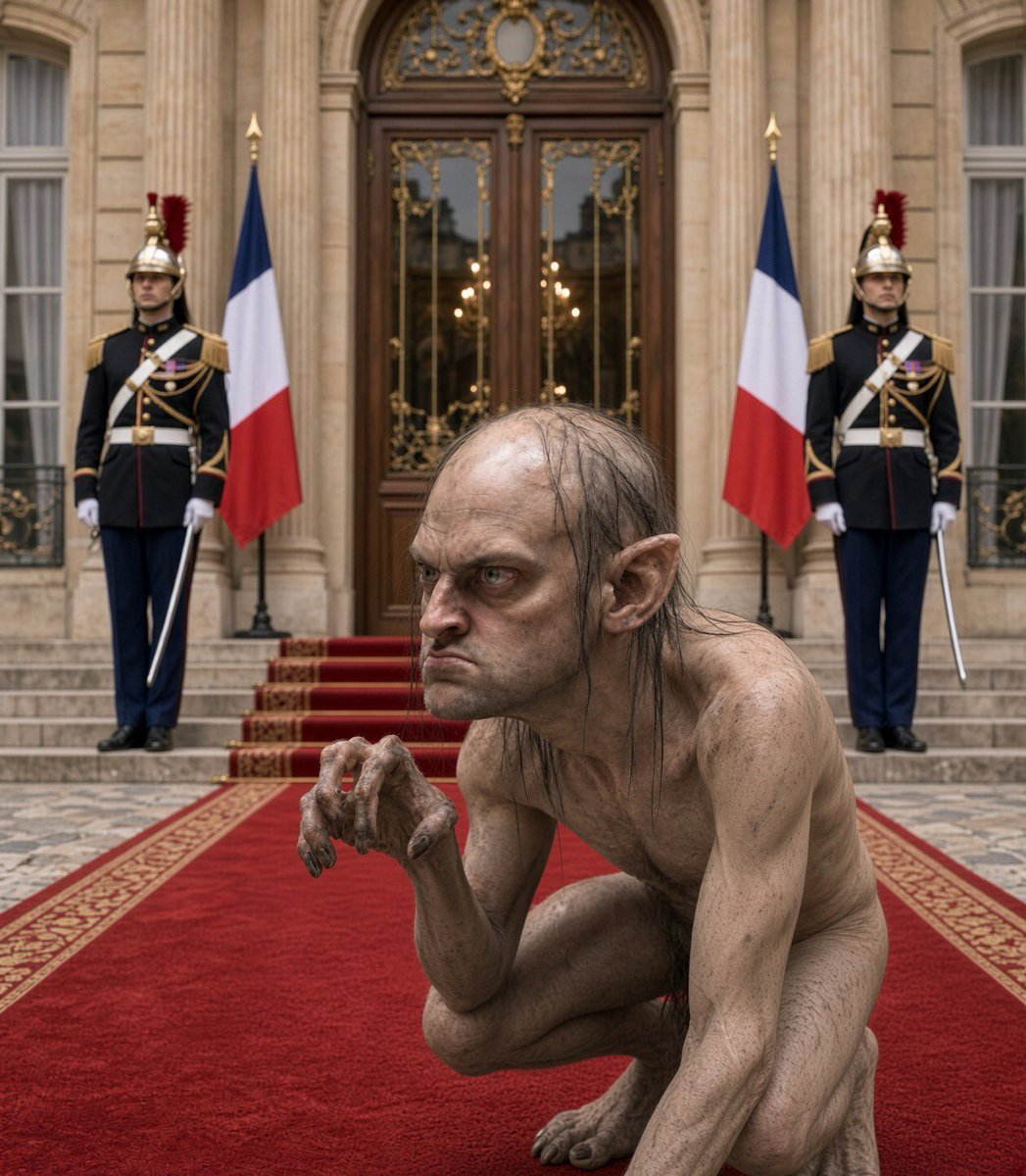 Grouchenka2's tweet photo. 🔴  Le gnome de l’Élysée prépare sa reconversion.

Nain de jardin : enfin un poste à sa hauteur. 🫢😂😂😂