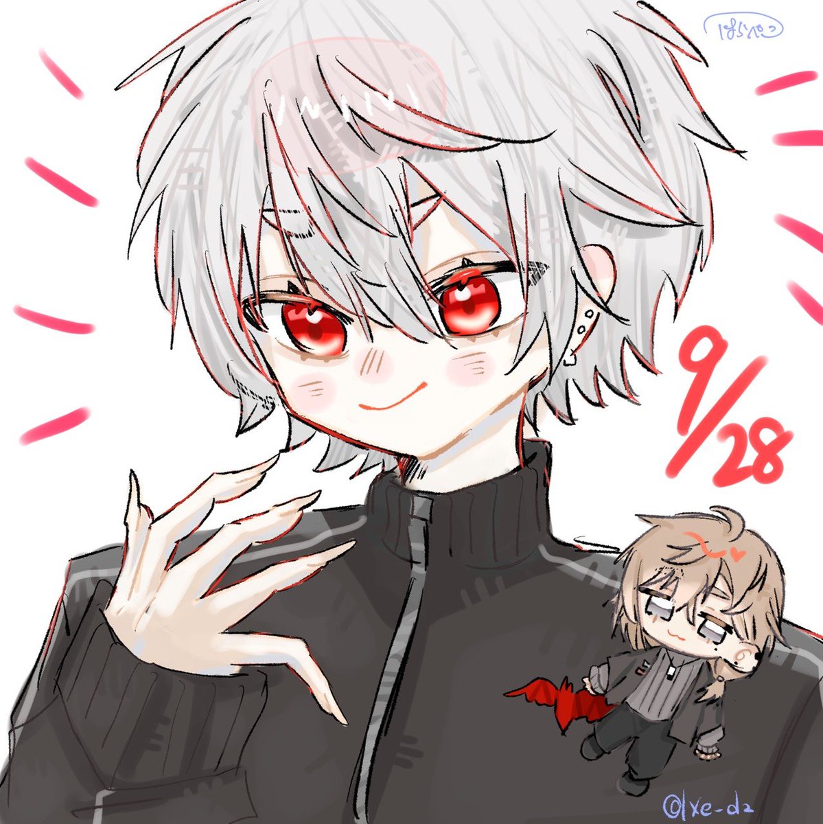 lxe_d2's tweet photo. 9/28

 #くずはの日 
 #KuzuArt https://t.co/cIshZci1ke