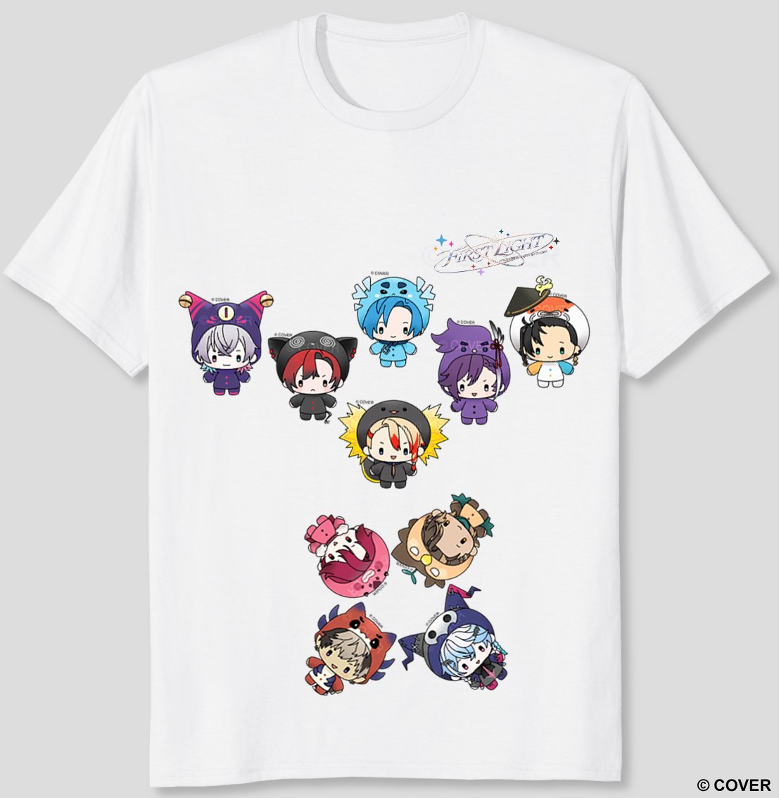 azure_stardust's tweet photo. I thought of these arrangements as nods to the shapes of their guild logos. โบ๏ธ #FLTShirt #FirstLight2027 https://t.co/tUbY9FQipv