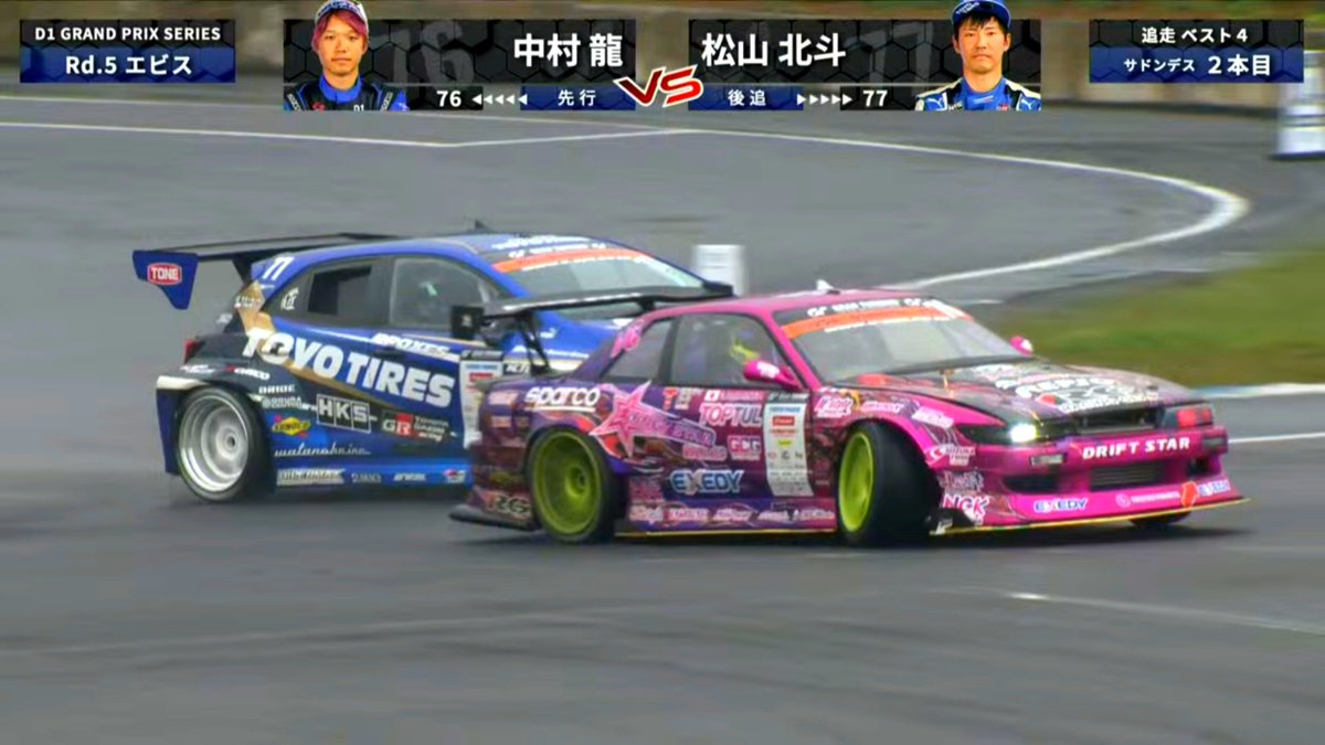 SS23812435's tweet photo. 今日の一枚
ドリフトスター龍くんその2
決勝では走ることができなかったけど、龍くんのドリフトは最高だったよ。
#D1GP #DRIFTSTAR #nstyle #ORIGINLABO #RollngDancer #RACINGGEAR #EXEDY https://t.co/PxLMVvTCvV