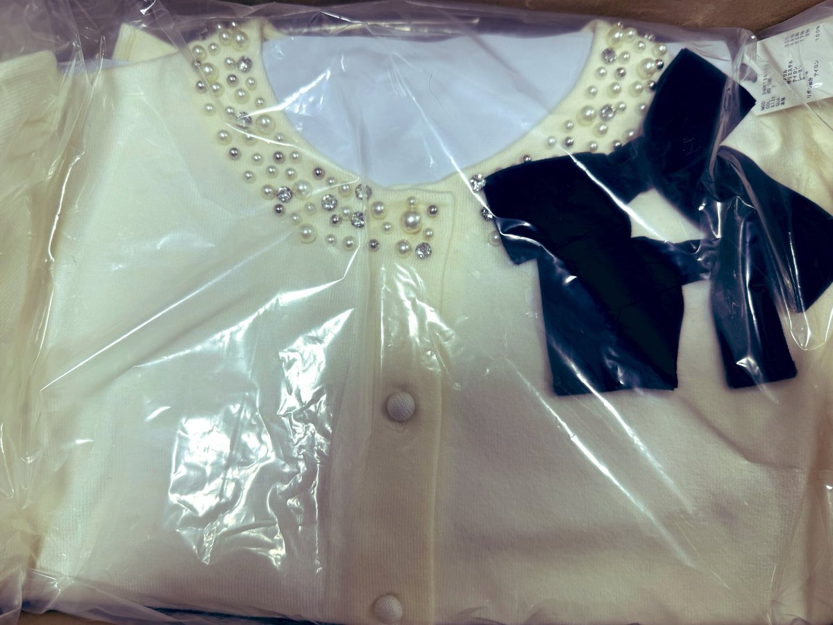 ponume2's tweet photo. snidelのカーディガン受取やっとできた！！
可愛い~☺️麗奈ちゃん~☺️
#snidel
#守屋麗奈 https://t.co/GjNYhXhyT4