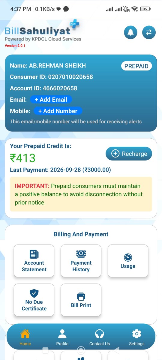 jalees_sheikh's tweet photo. My electricity for id 0207010020658  has been disconnected without any intimation. My bill is paid , help restore
@kpdcloffice https://t.co/59Xfe0hnNS