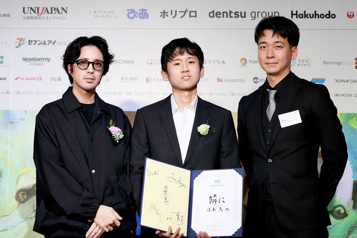 jhfilms_'s tweet photo. PFFアワード2026、最終審査員を若葉さんが務めるだけでもグッと来ていたのに、グランプリを与えた清家監督が好きな映画として『街の上で』を挙げていて… そんな素敵なこと起きるんですね。入選監督、皆さまおめでとうございます！ https://t.co/sO4ShX6OQk