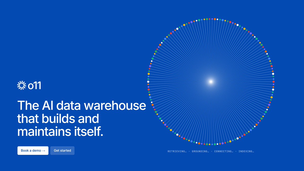 o11dotai's tweet photo. The AI data warehouse that builds and maintains itself.

o11 organizes your firm’s approved systems into one model — and keeps it current as things change.

Built for private equity and investment banking. https://t.co/2vdQB1d9cm